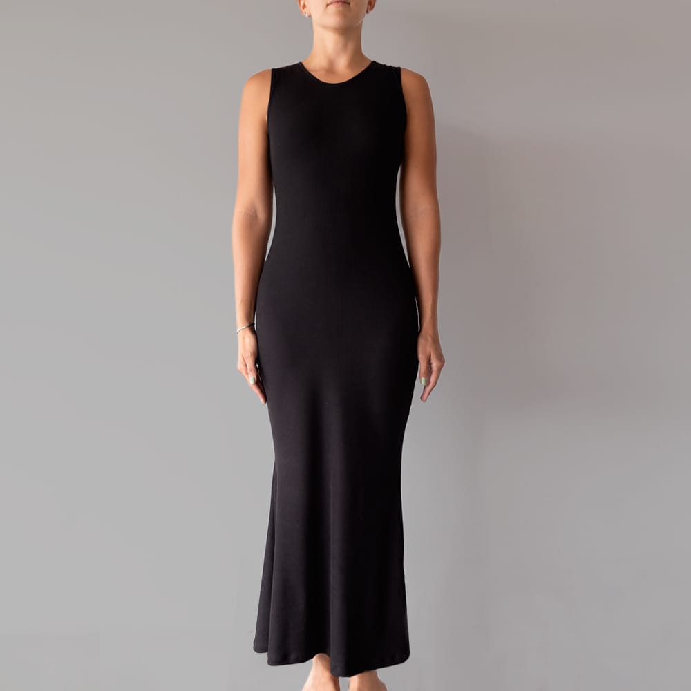 Lunia-Vestido-Acanalado-Moldeador Vestido Acanalado Moldeador